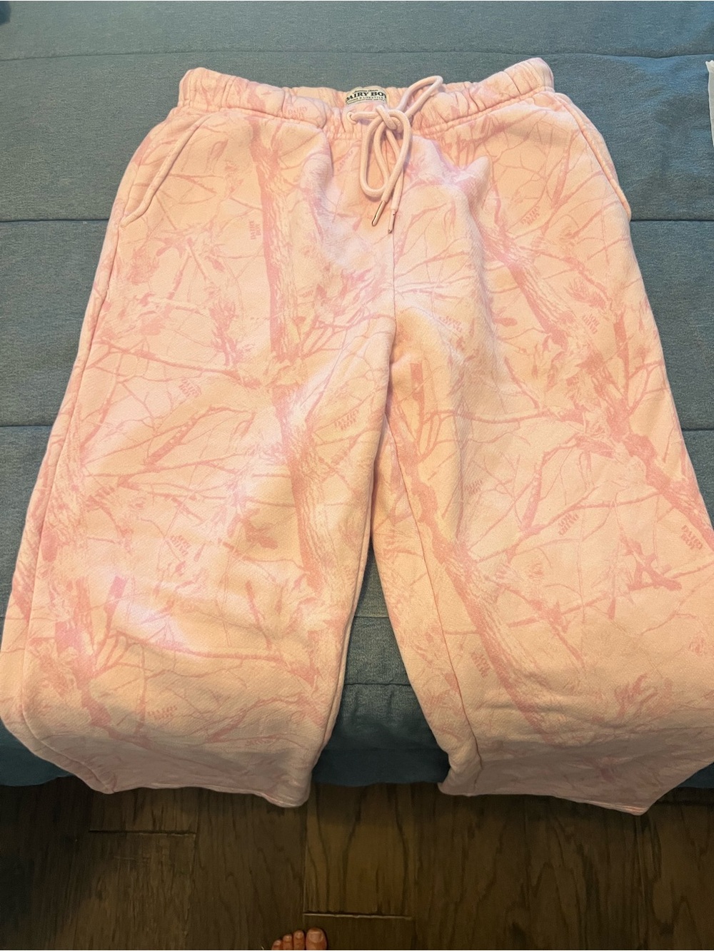 DAIRY BOY Pink CAMO Sweatpants S